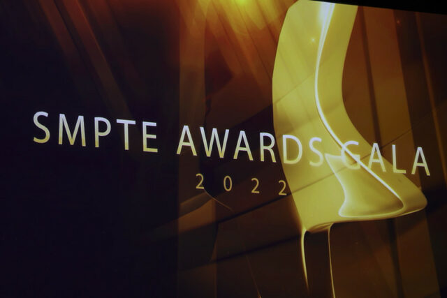 Mariana Acuna presents the Technicolor Medal at SMPTE Awards Gala